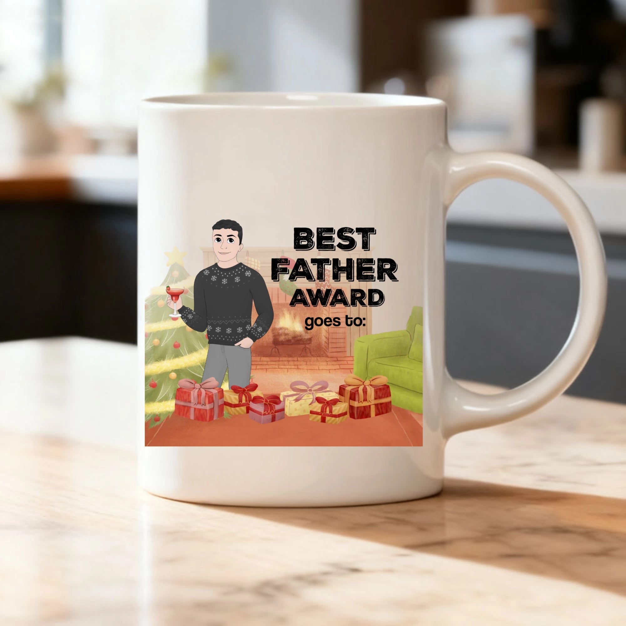 Best Father Award Personalized Mug Gift for Father