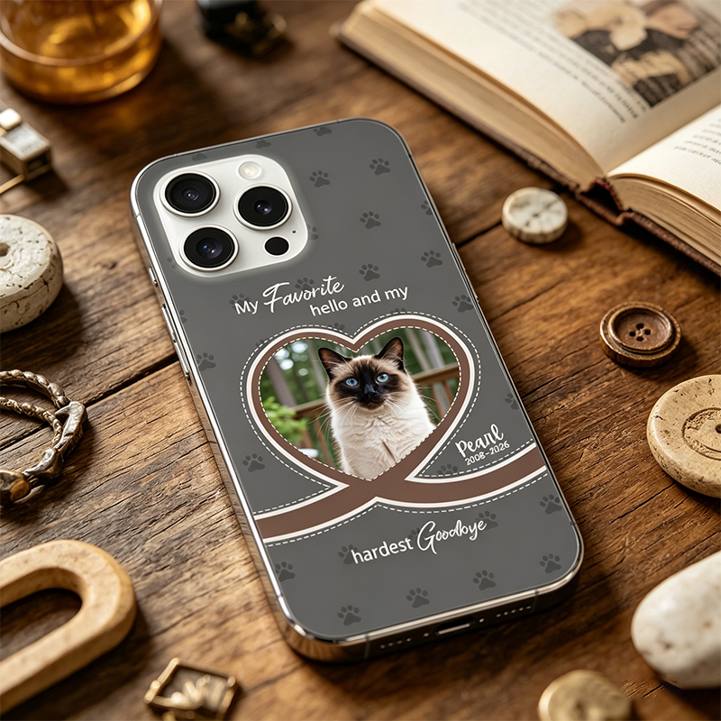 Personalized Pet Keepsake Phone Cases – A Comforting Gift For Cat And Dog Owners And Those Who Have Lost A Pet.