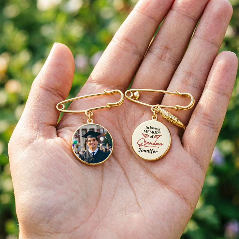 Personalized Custom Photo Brooch, Suitable As A Heartfelt And Unique Gift For The Graduation Season
