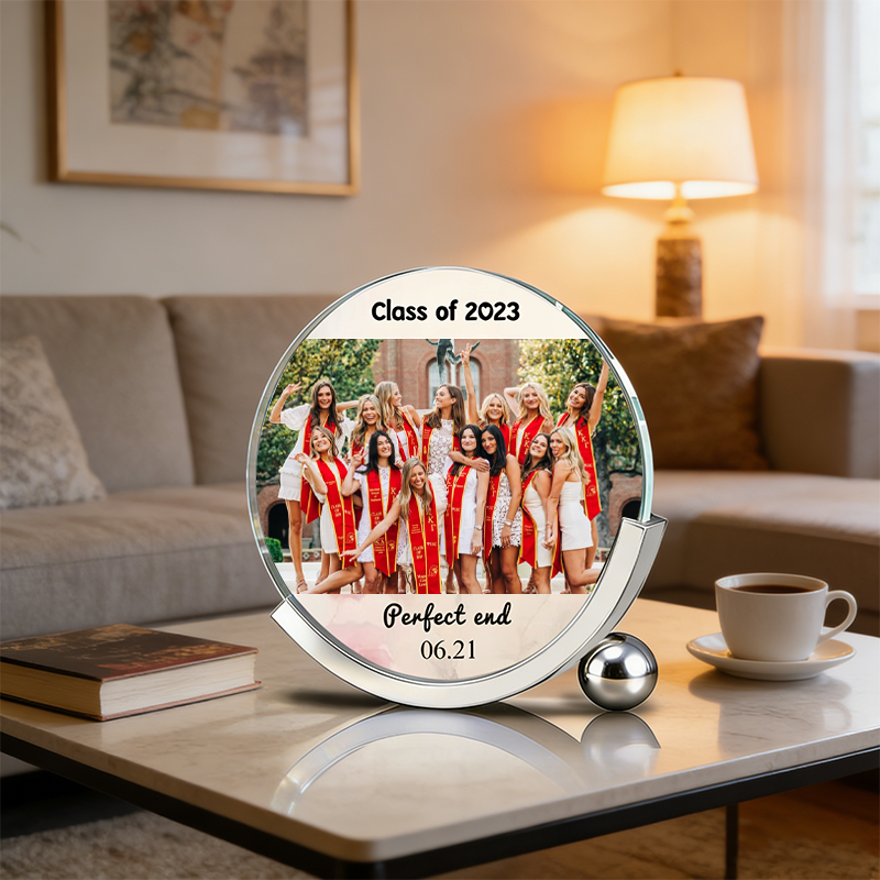 Personalized crystal glass photo frames, graduation photo frames, gifts for classmates and friends, home décor, graduation parties, anniversaries, birthdays.