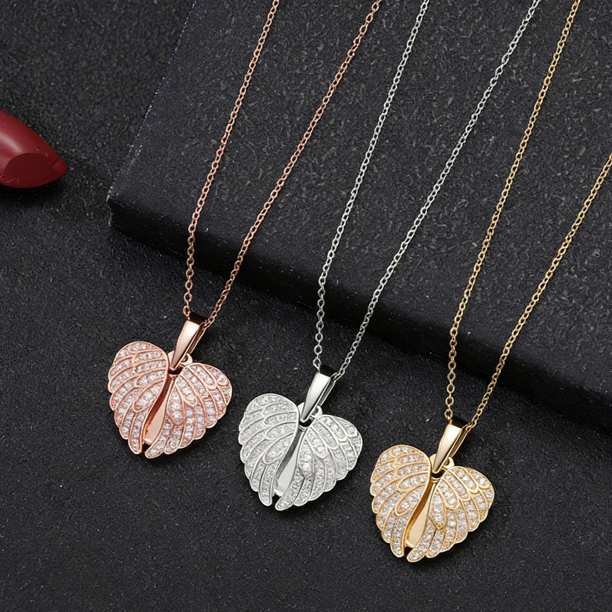 My Guardian Angel Always Close to My Heart Personalized Necklace, Gift for Couples, Lovers, Perfect for Anniversaries, Valentine’s Day, Special Memories
