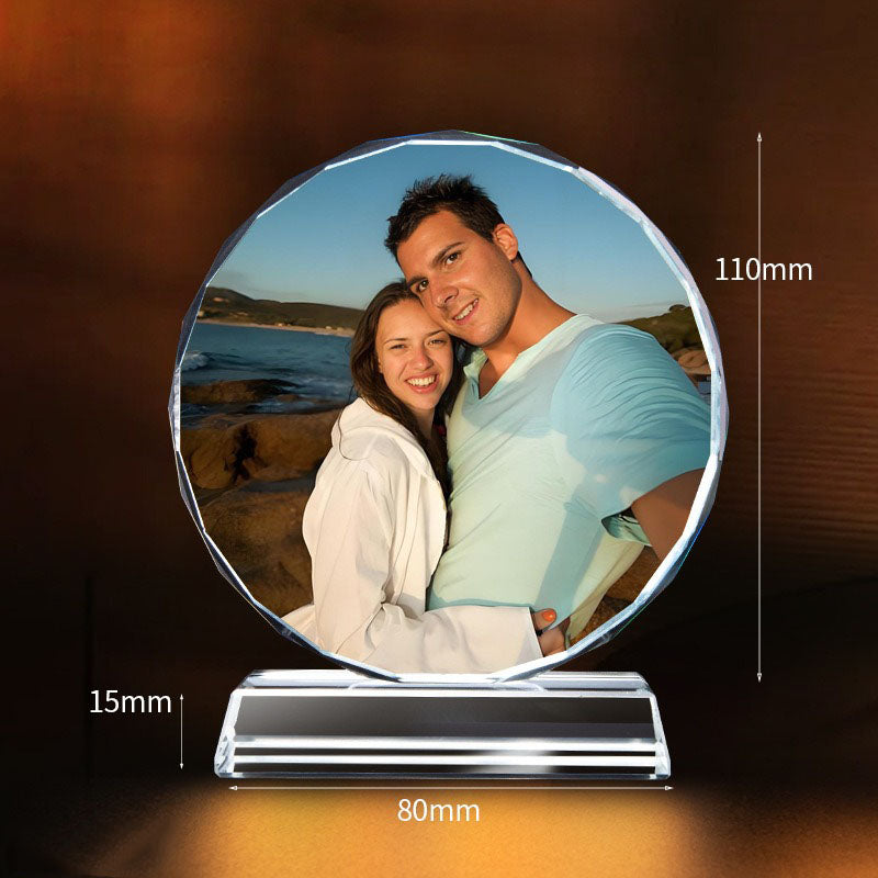 Personalized Crystal Photo Plaque Gift for Any Occasion and Any Relationship