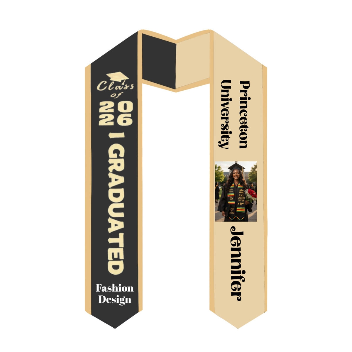 Personalized Custom Graduation Photo Honor Ribbon - The Most Unique Gift For Graduates