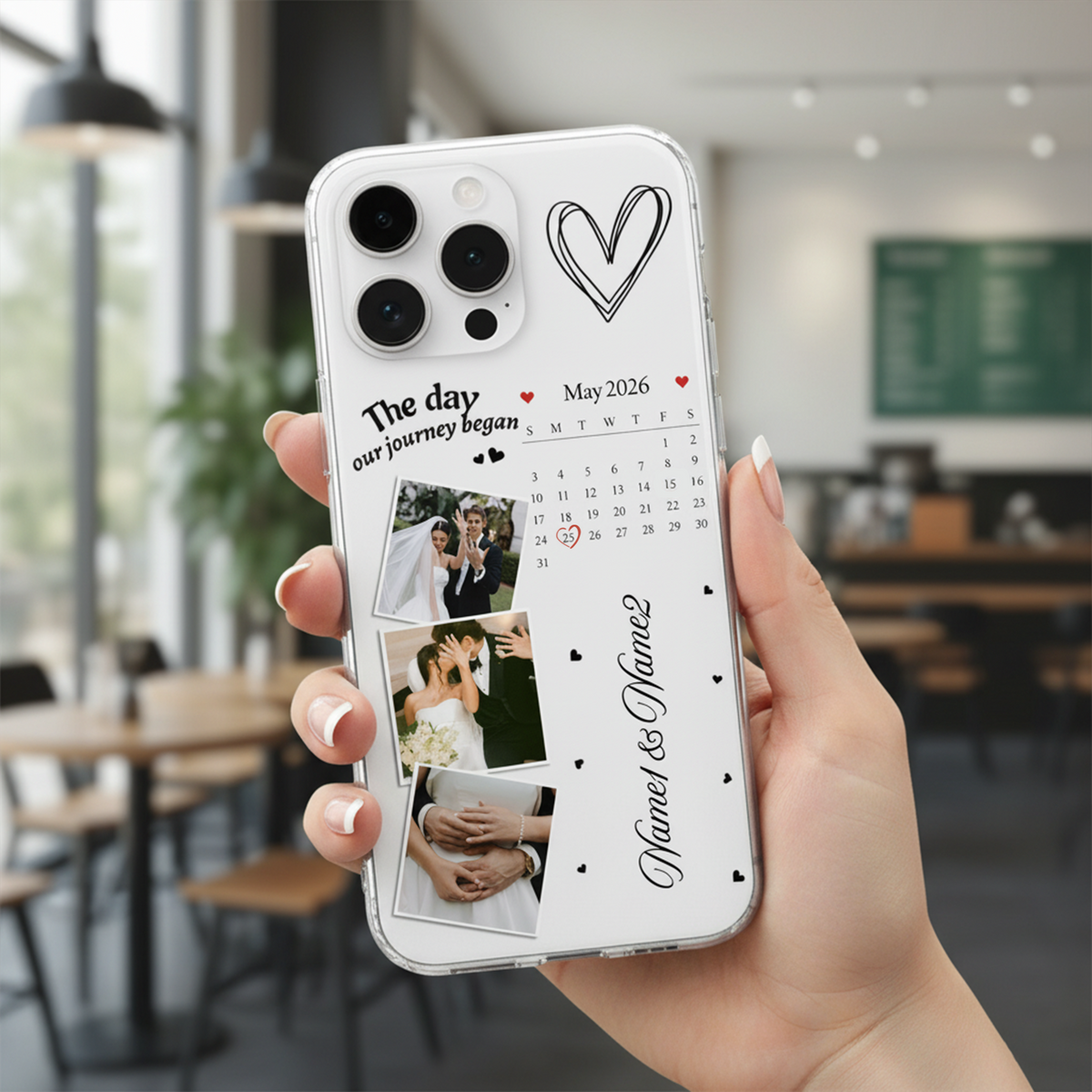 Personalized Couple Memory Photo Design, Custom Anniversary Phone Case, The Perfect Gift For Your Loved One