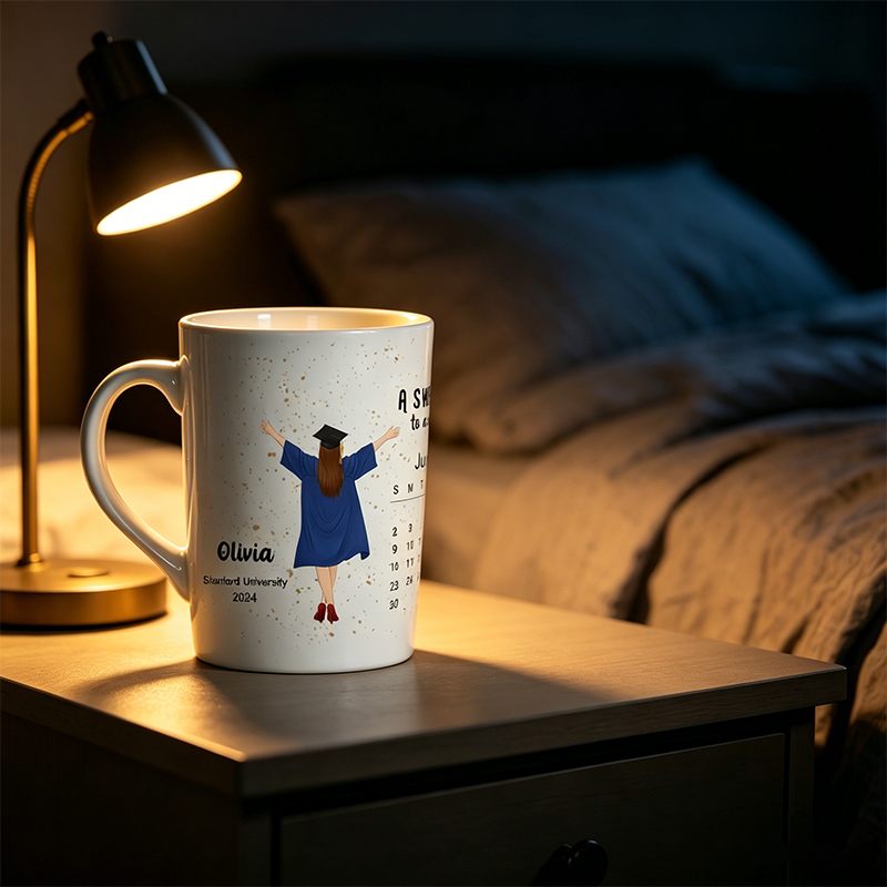 A Sweet Ending To A New Beginning - Family Personalized Custom Mug - Graduation Gift For Family Members, Siblings, Brothers, Sisters