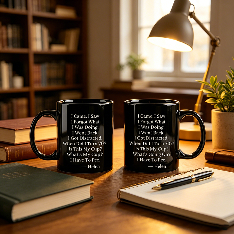 Personalized, Fun Age-themed Ceramic Mugs – Perfect For Everyday Gifts, Such As For Elders, Colleagues, Or Friends; Also Great For Family Gatherings Or As Adorable Office Desk Gifts.