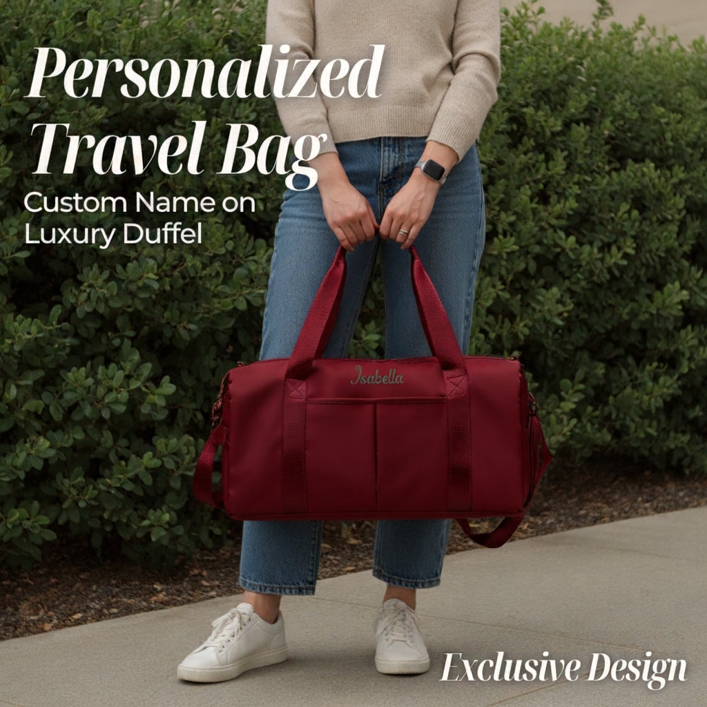 Customized Large-capacity Wet and Dry Separation Gym Bag, Gift for Fitness Enthusiasts, Travelers, Perfect for Gym, Yoga, Weekend Trips, Unisex Fit
