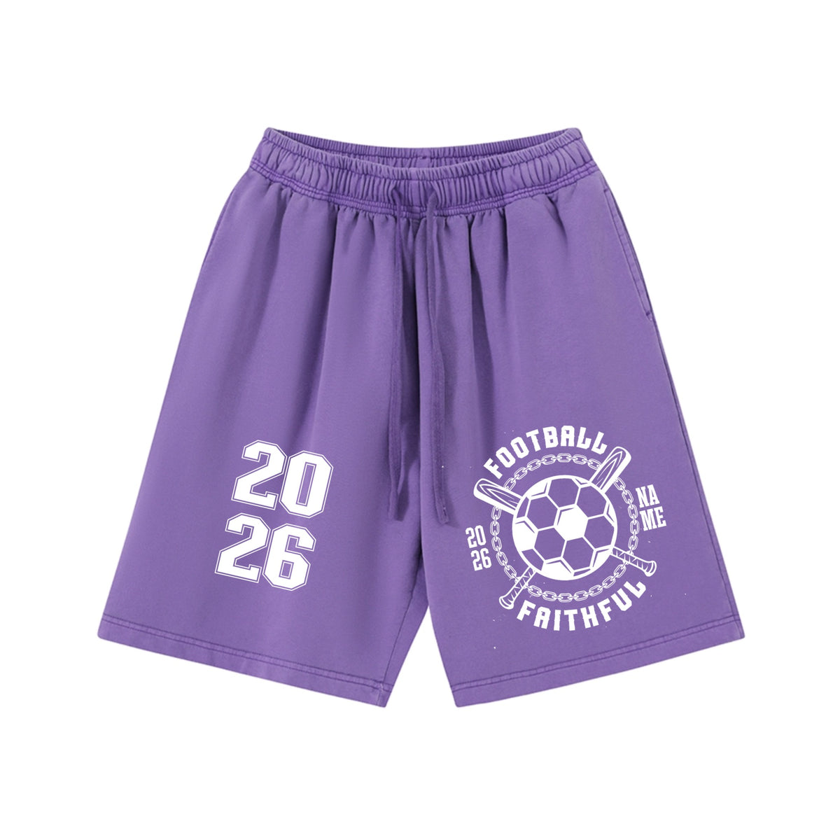 Personalized Football Retro Print Design, Custom Casual Sports Shorts, An Ideal Gift For Football Lovers