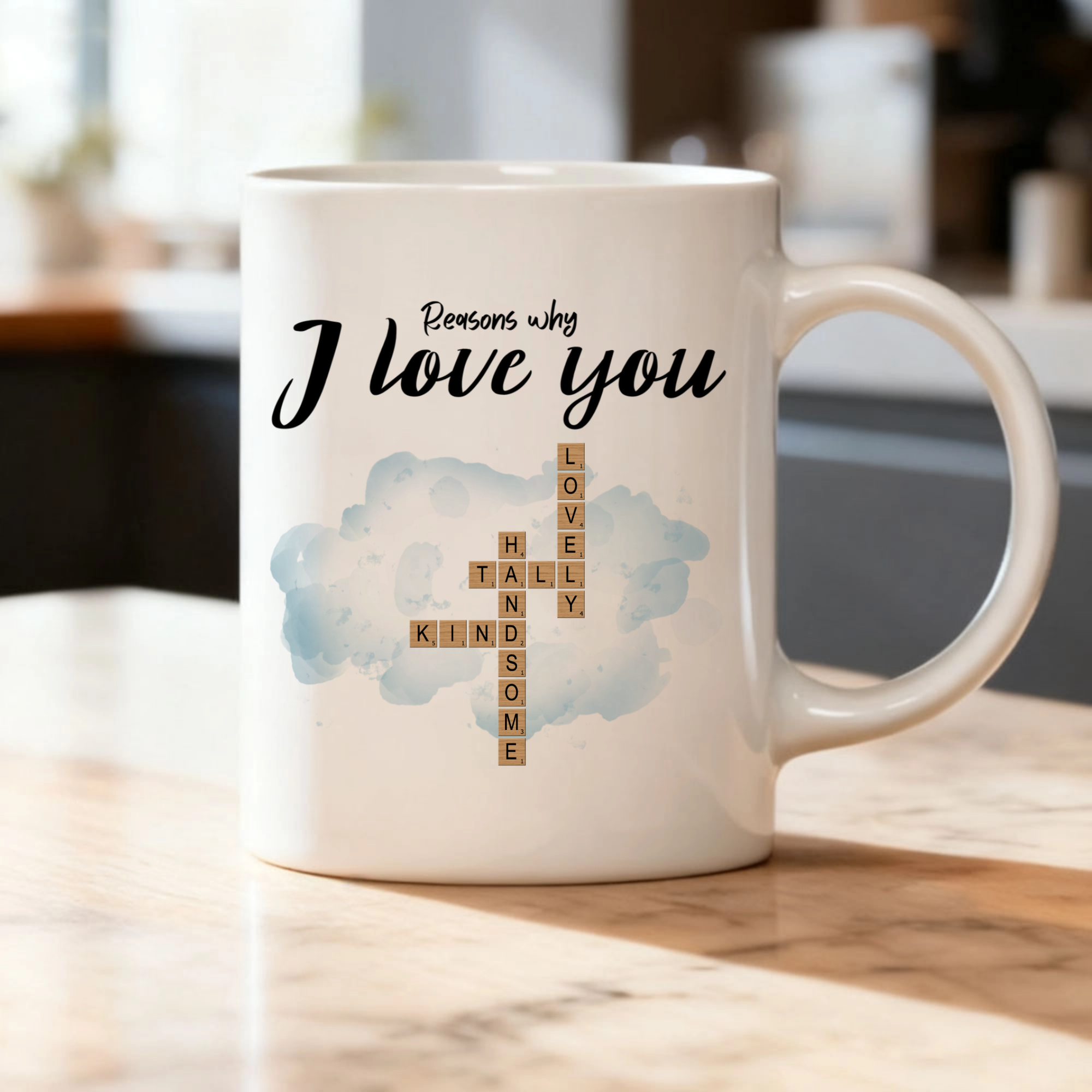Reasons Why I Love You Personalized Mug,Unique Gift for Lovers, Perfect for Anniversary, Valentine's Day
