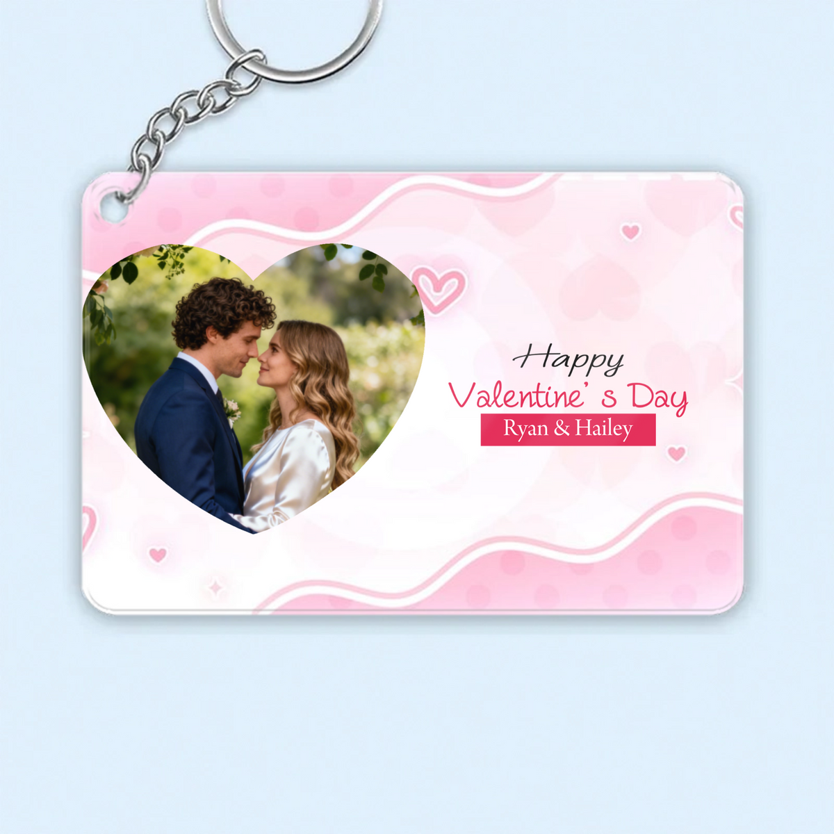 Valentine's Day Couple Keychain, Valentine's Day Gift for Couples, Perfect for Valentine's Day, Anniversary, Wedding