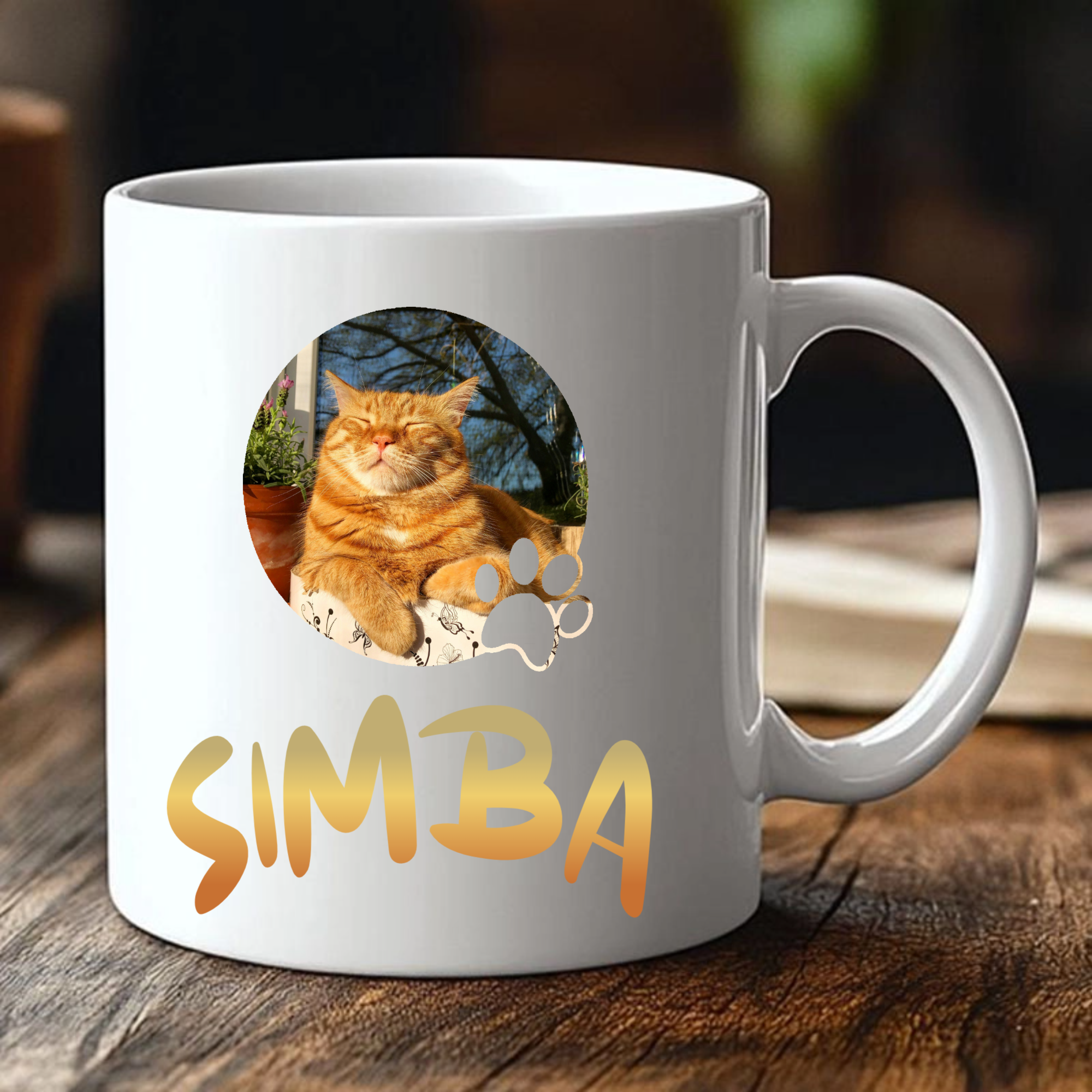 Personalized Pet Photo Mug, Gift for Pet Lovers, Perfect for Daily Use, Birthdays, Holidays