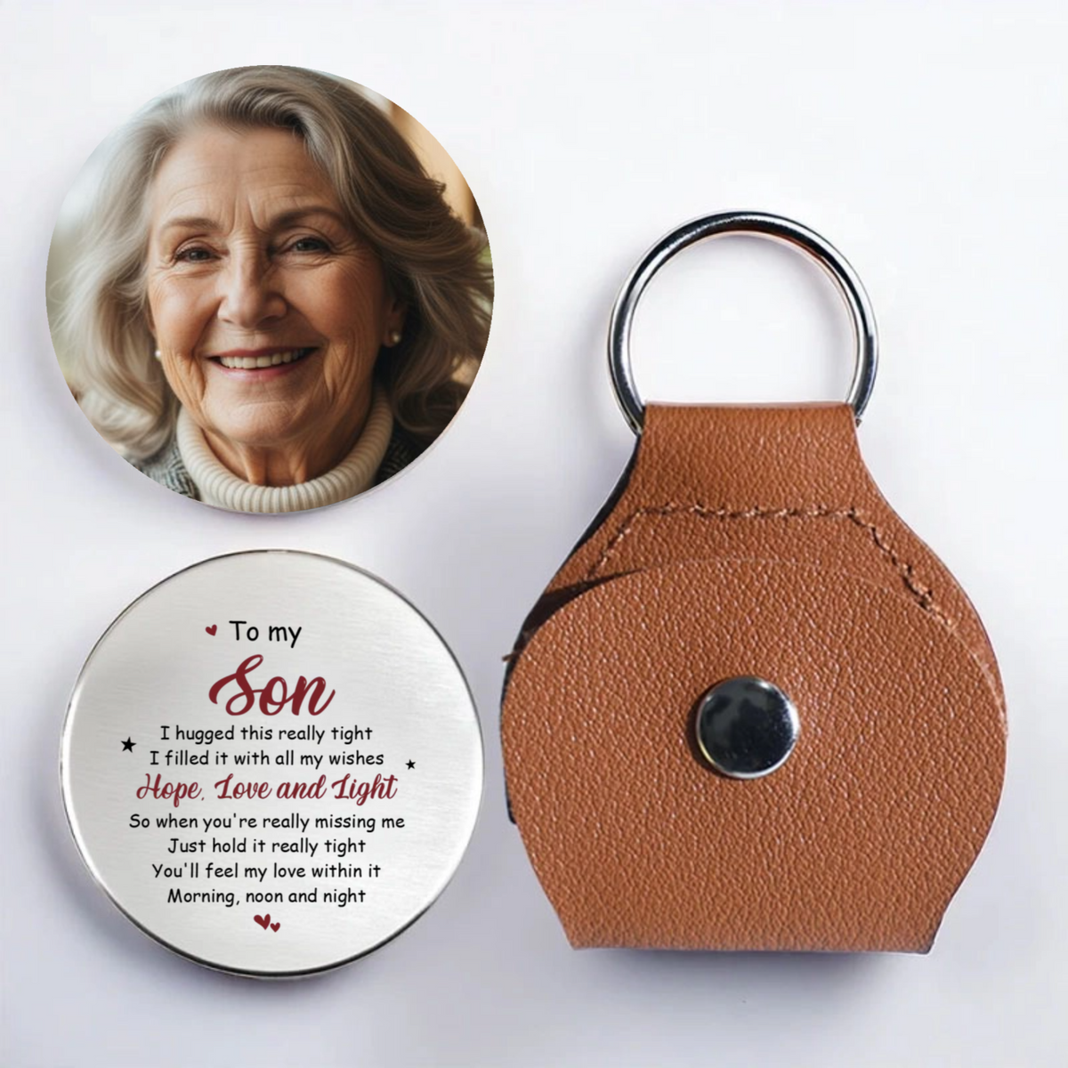 Personalized Memorial Keychain, Comforting Gift for Family, Memorial Occasion and Remembrance Keepsake
