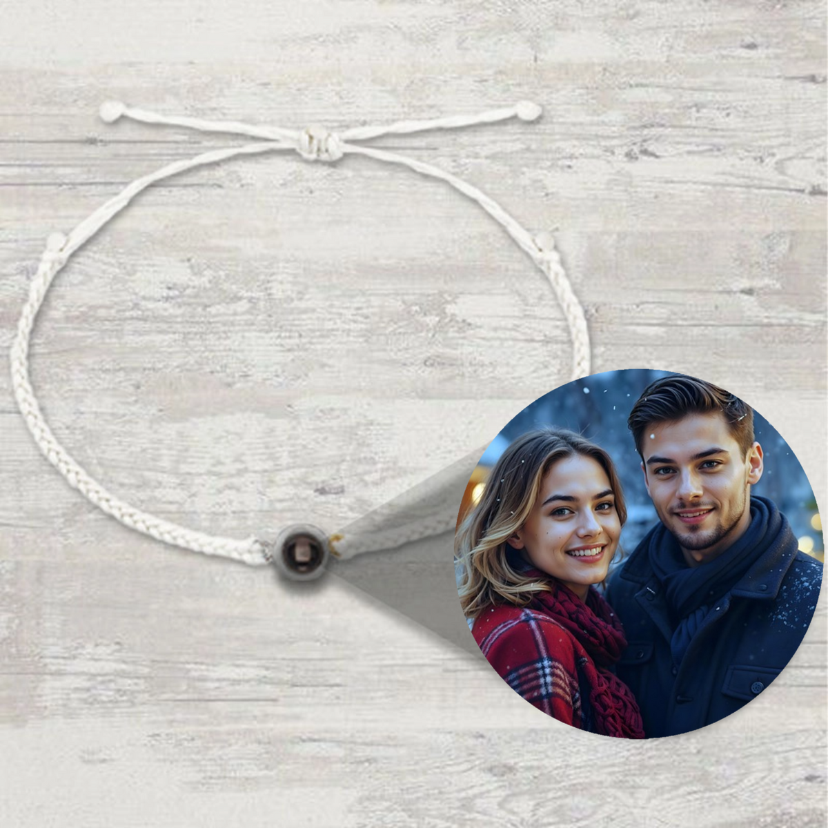 Personalized Projection Bracelet, Gift for Parents and Families, Holiday Celebrations and Special Occasions