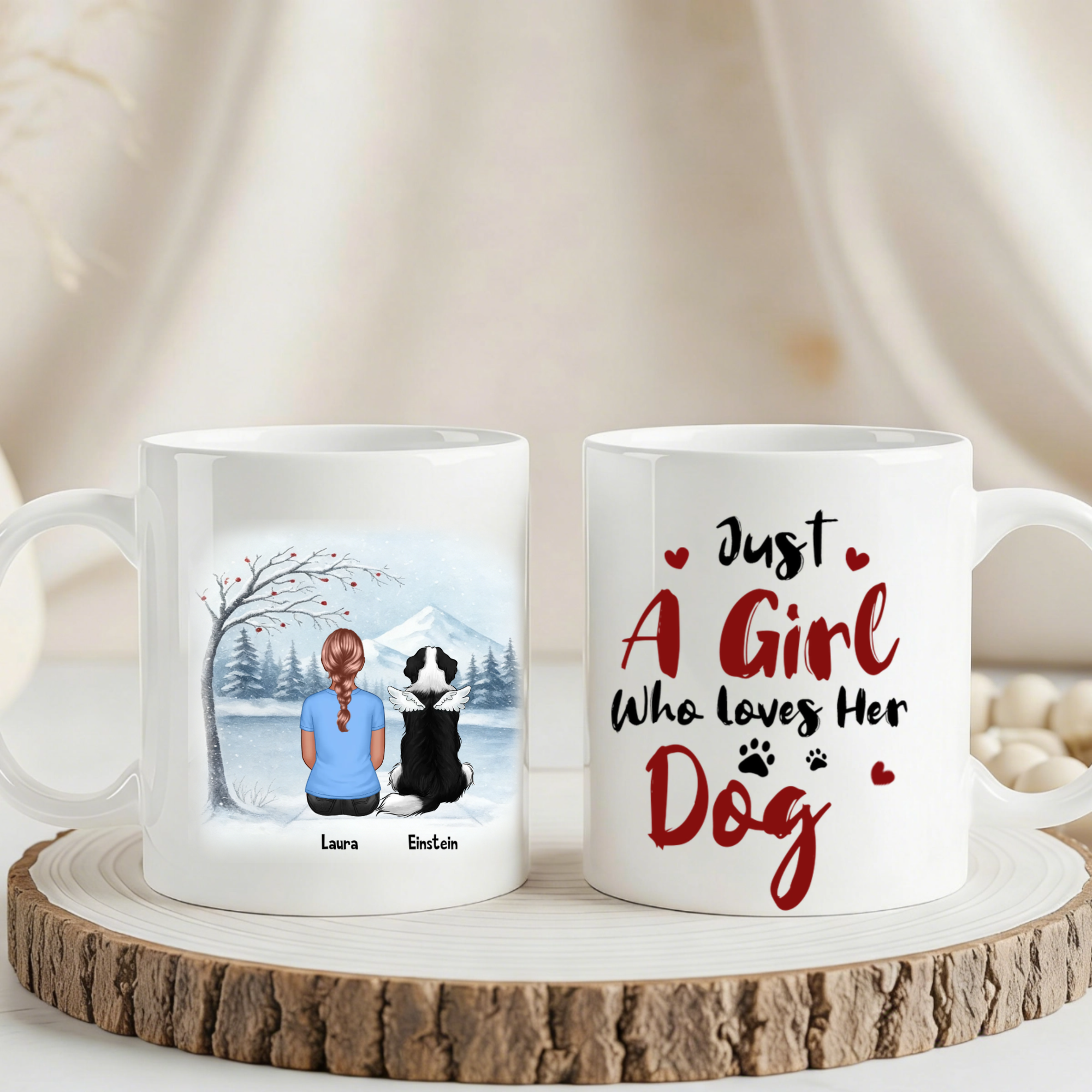 It's Never Just A Dog Personalized Mug, Gift for Pet Lovers, Dog Owners, Perfect for Mother's Day, Christmas, Birthday Celebration
