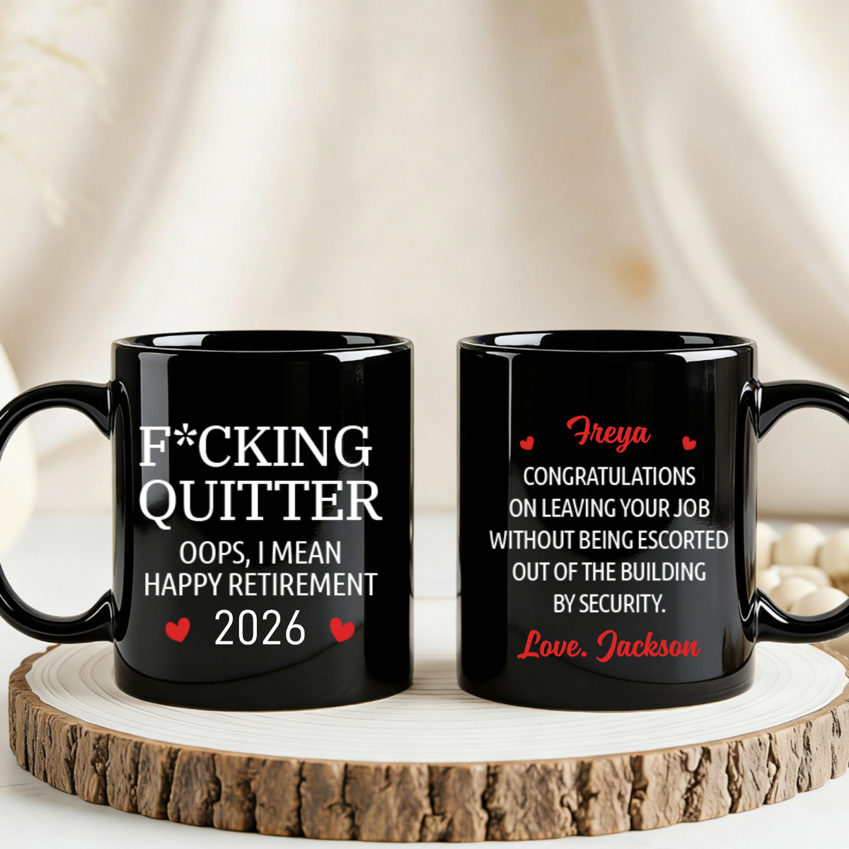 Personalized And Fun Retirement Mugs To Wish You a Happy Retirement!Custom Your Retirement Gift For Your Boss, Colleagues, Friends, Or Anyone Else.