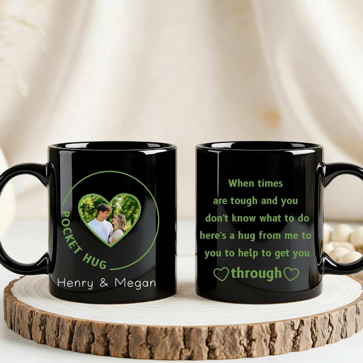 Personalized Couple Mug, Gift for Couples, Long Distance Relationships, Perfect for Anniversary, Valentine’s Day, Encouragement