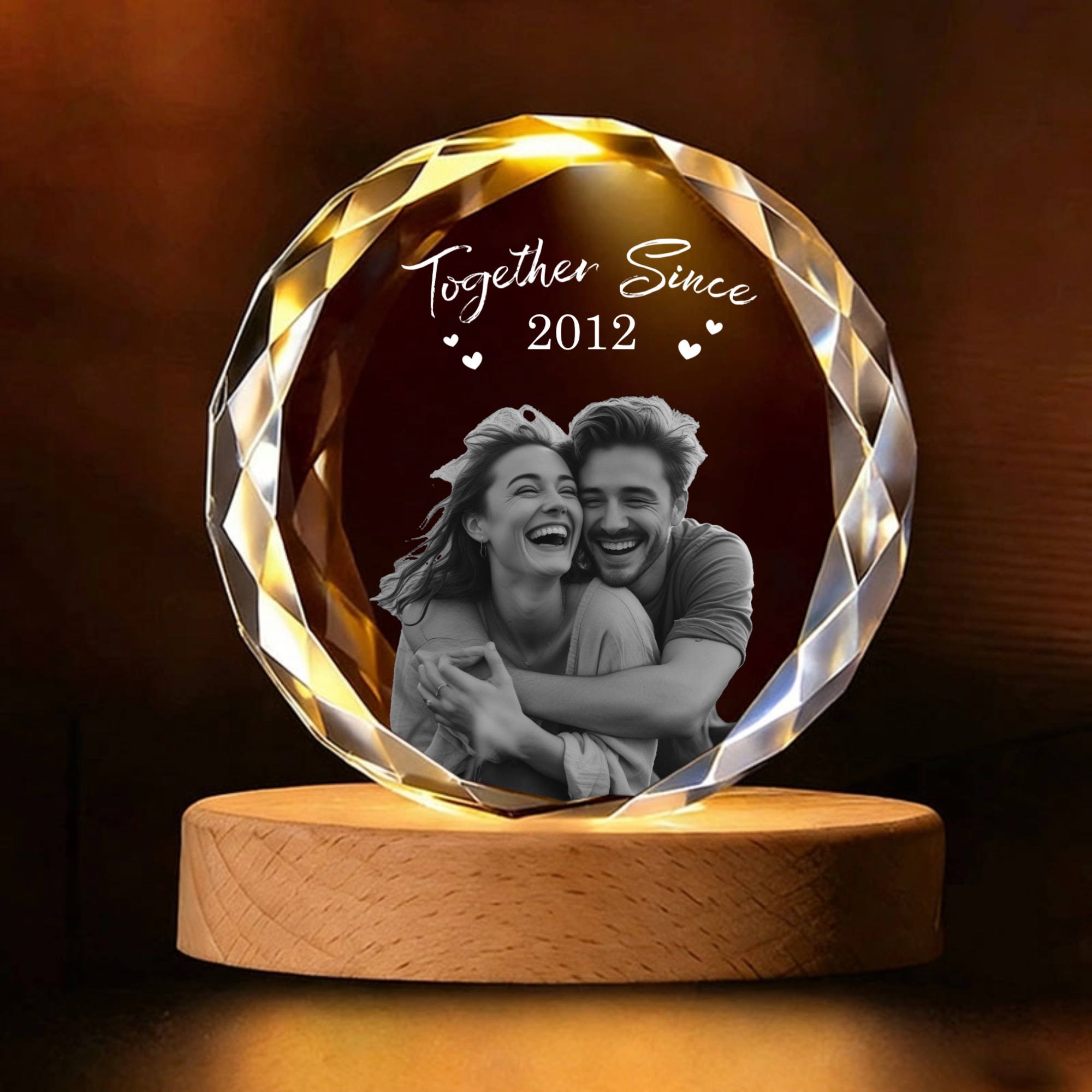 Personalized & Creative Crystal Photo Keepsakes — An Exclusive Gift for Couples, Anniversaries, Weddings, and Valentine's Day