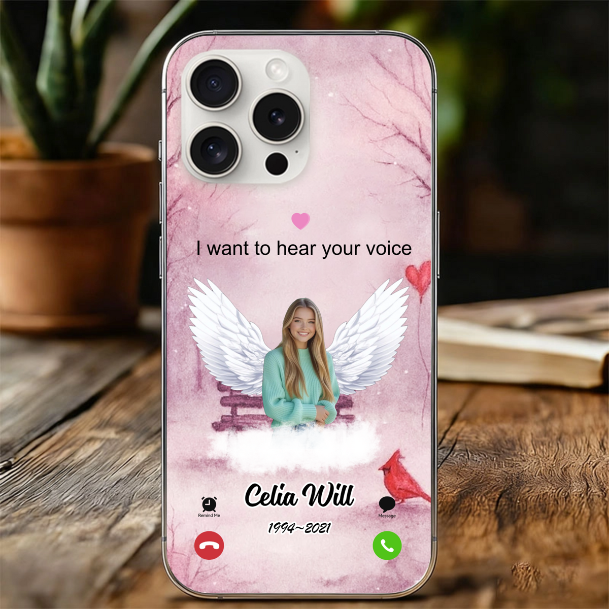 How I Wish I Could Answer That Phone Call—A Personalized Phone Case, A Commemorative Gift, A Present For Family and Friends.