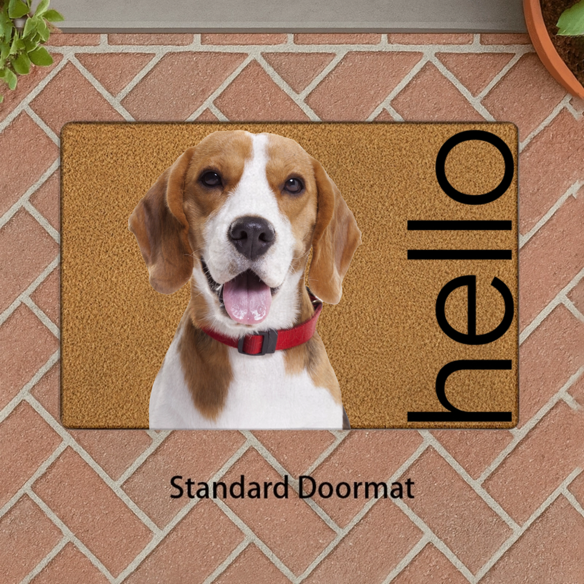 Personalized Pet Portrait Design, Custom Photo Doormat, the Perfect Gift for Pet Lovers