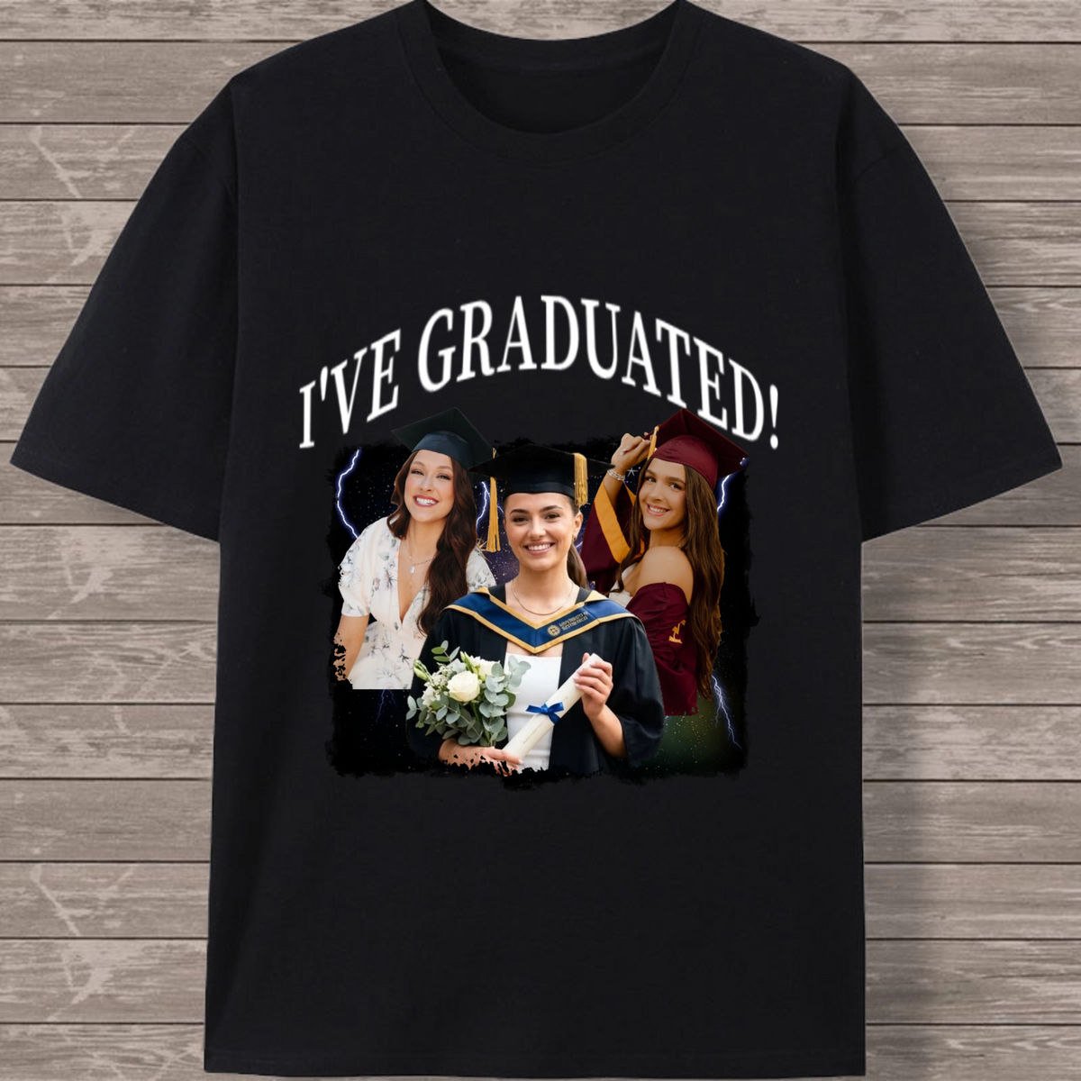 Custom Family Graduation Shirt, Graduate 2026 Shirt, Custom Photo Graduation Shirt,Custom Graduate Gift, School Graduate Tee, Custom Bootleg