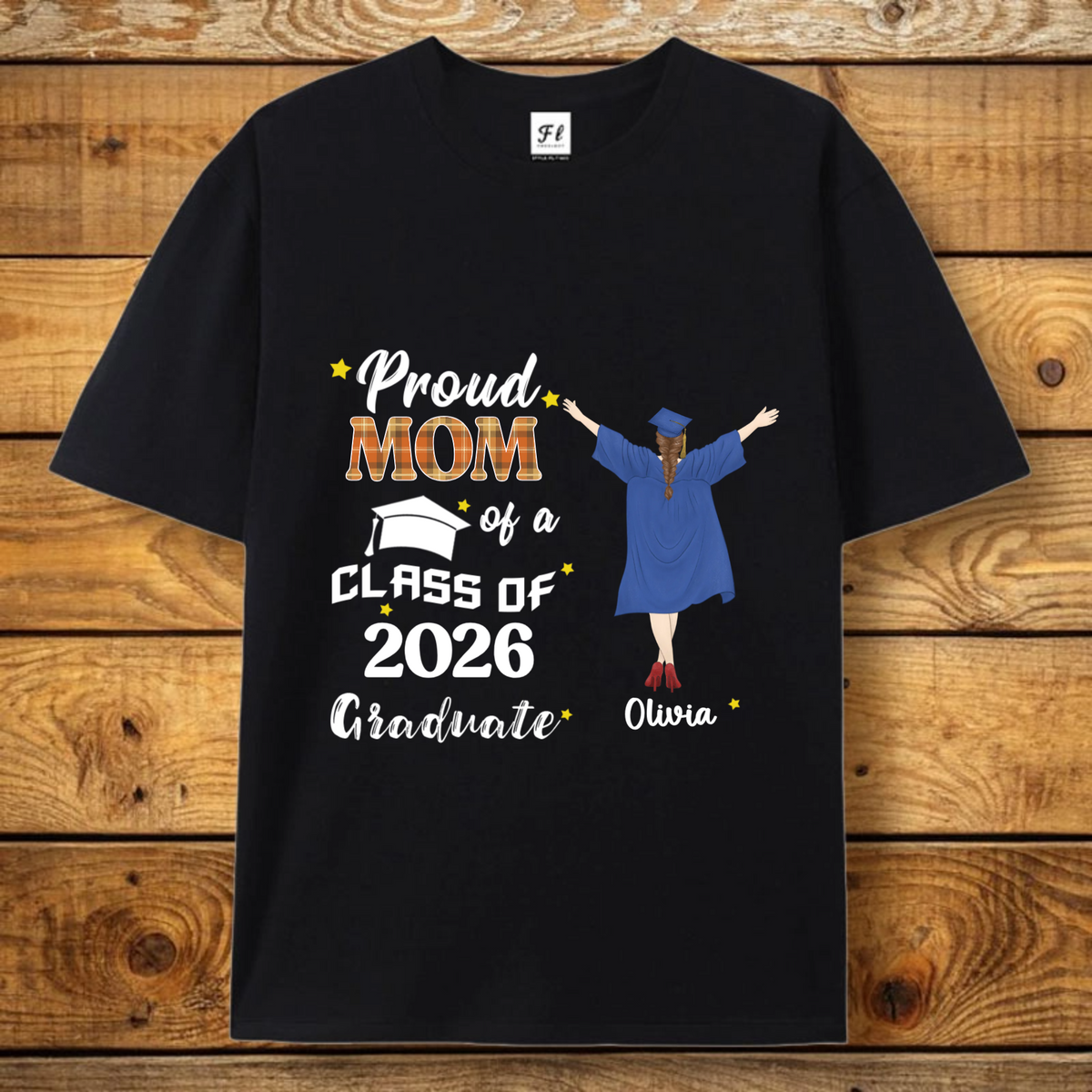Once A Student, Now A Legend - Family Personalized Custom Unisex T-shirt, Premium T-shirt, Hoodie - Graduation Gift For Family Members, Siblings, Brothers, Sisters
