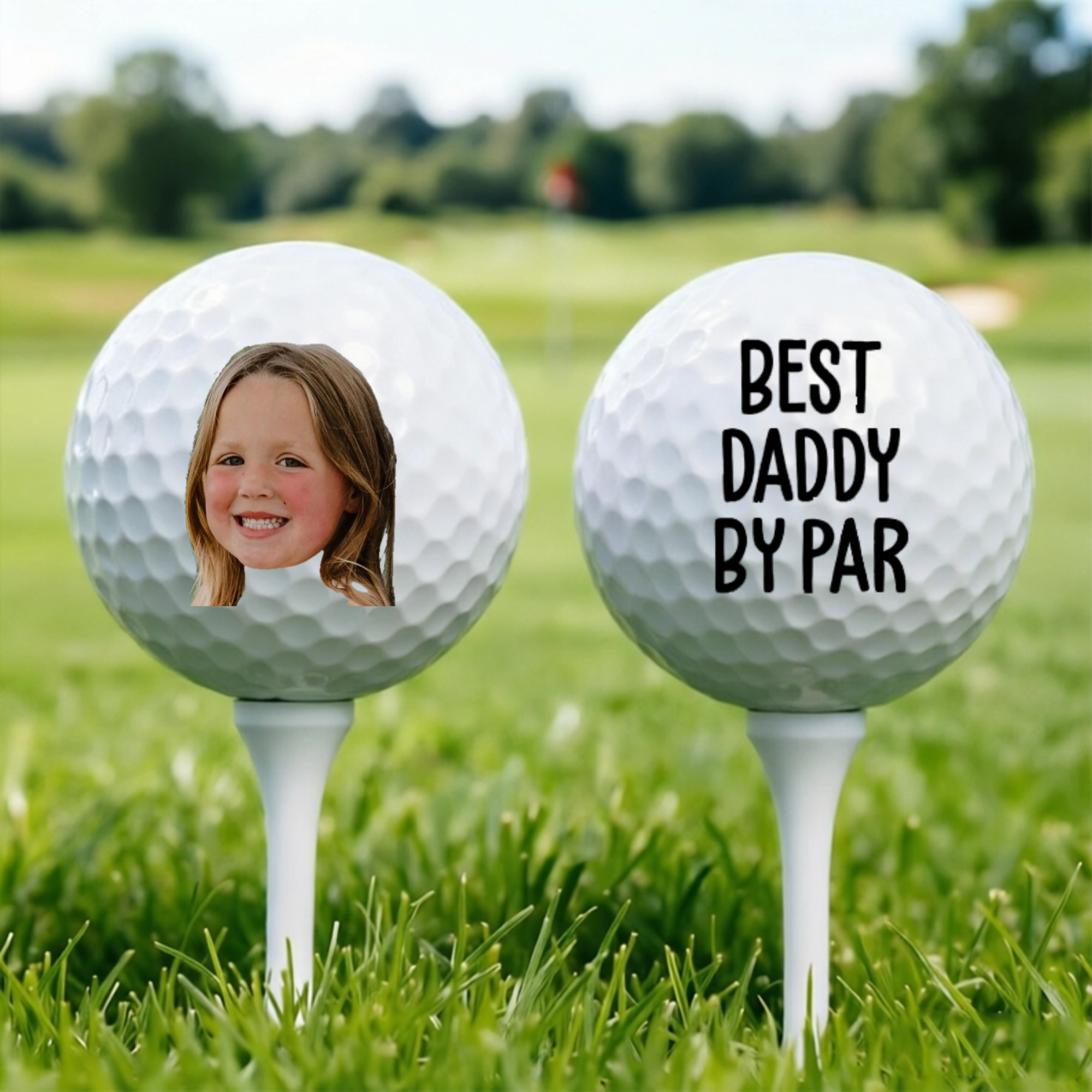 Personalized Dad Golf Balls make the perfect Father's Day gift for dads, fathers, and grandfathers