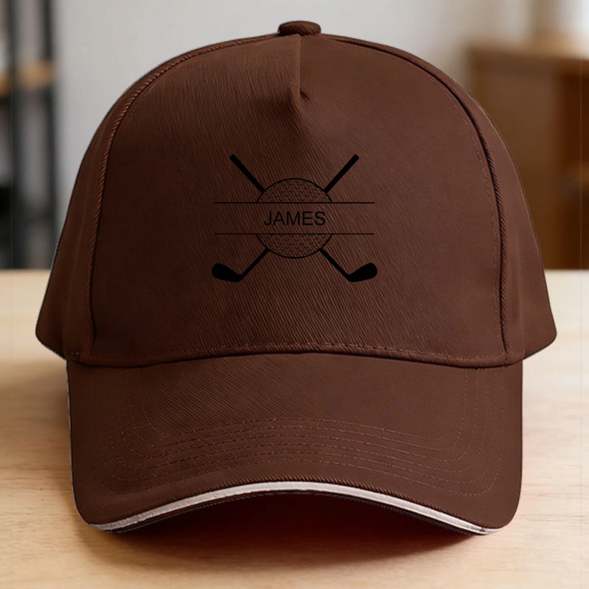 Personalized Classic Cap with Golf-Inspired Monogram Style - Unique Everyday Sun Protection Gift for Him
