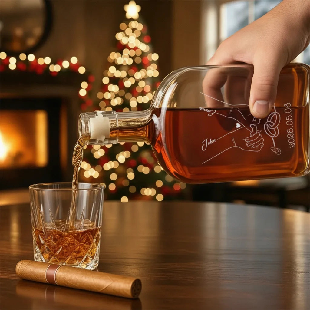 Personalized Custom Whisky Bottle, The Perfect Gift For A Couple's Wedding Anniversary