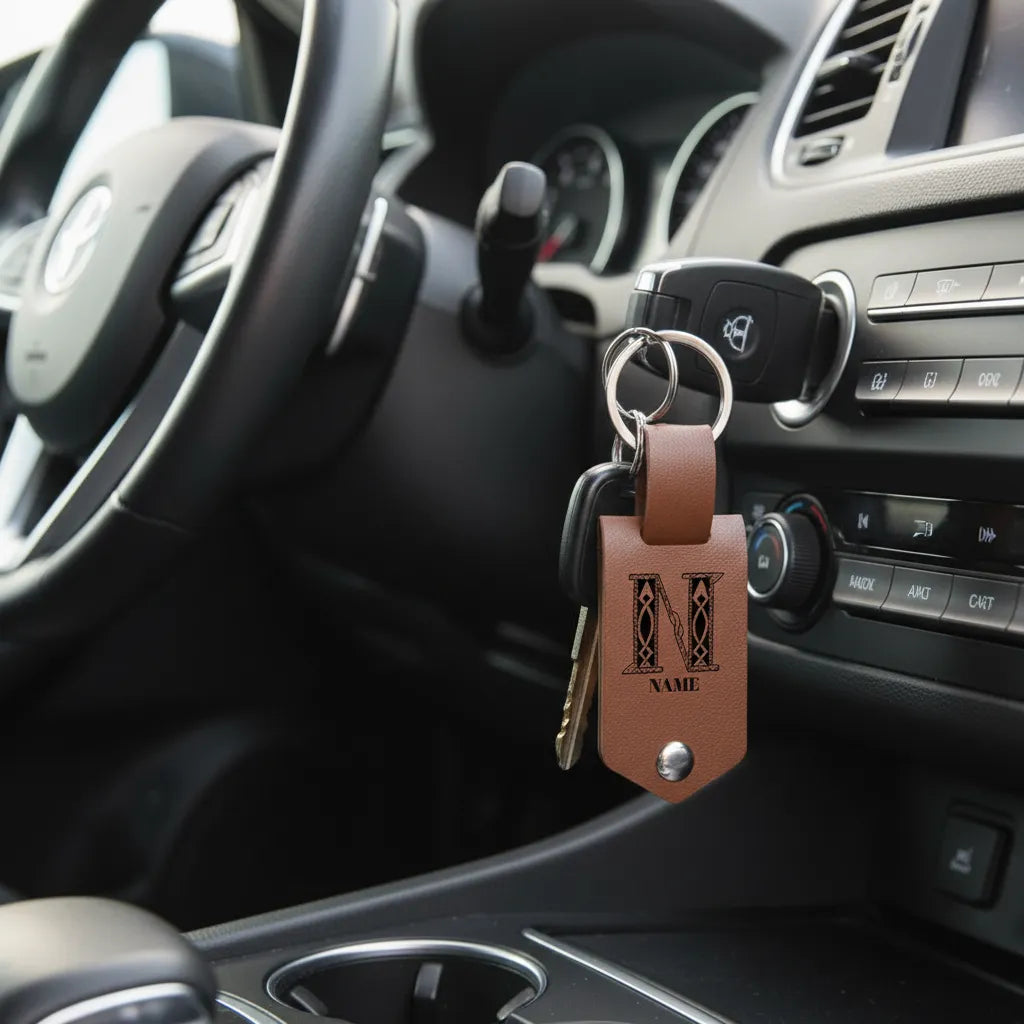 Personalized Monogram Design, Custom Picture Keychain, Wonderful Gift For Loved Ones