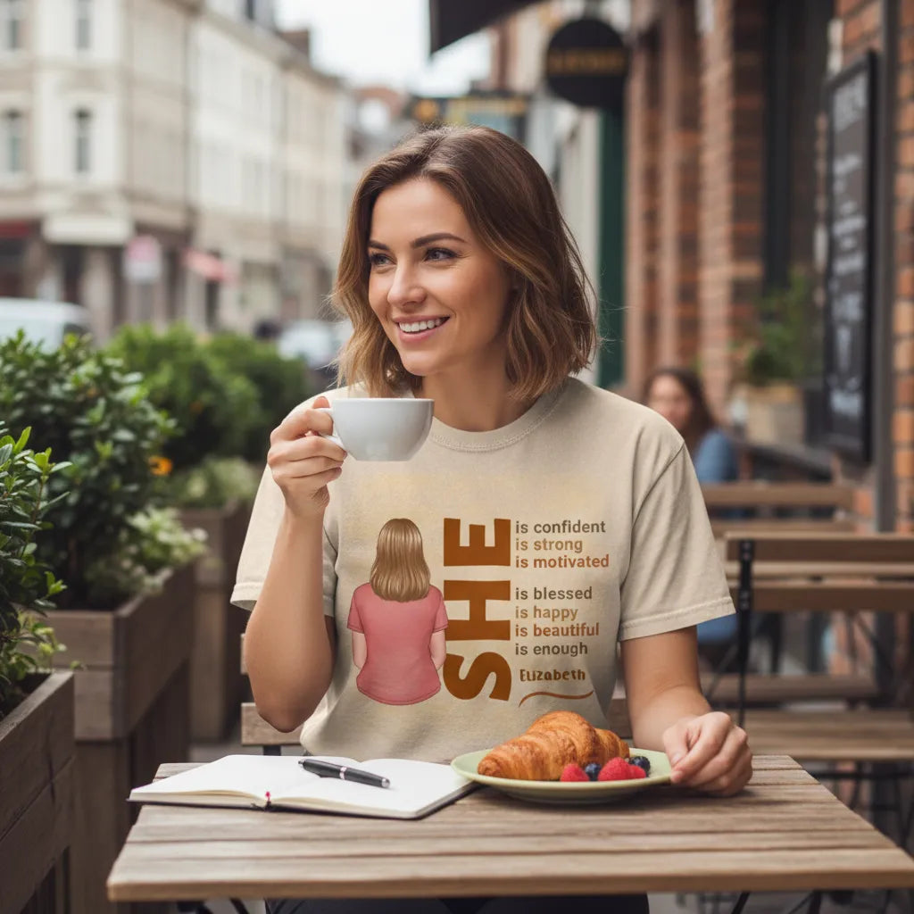 The personalized washed-cloth shirt tailored for mothers is an excellent and unique gift to express love for mothers. It is suitable as a choice for gifts on Mother's Day, birthdays, or family gatherings.