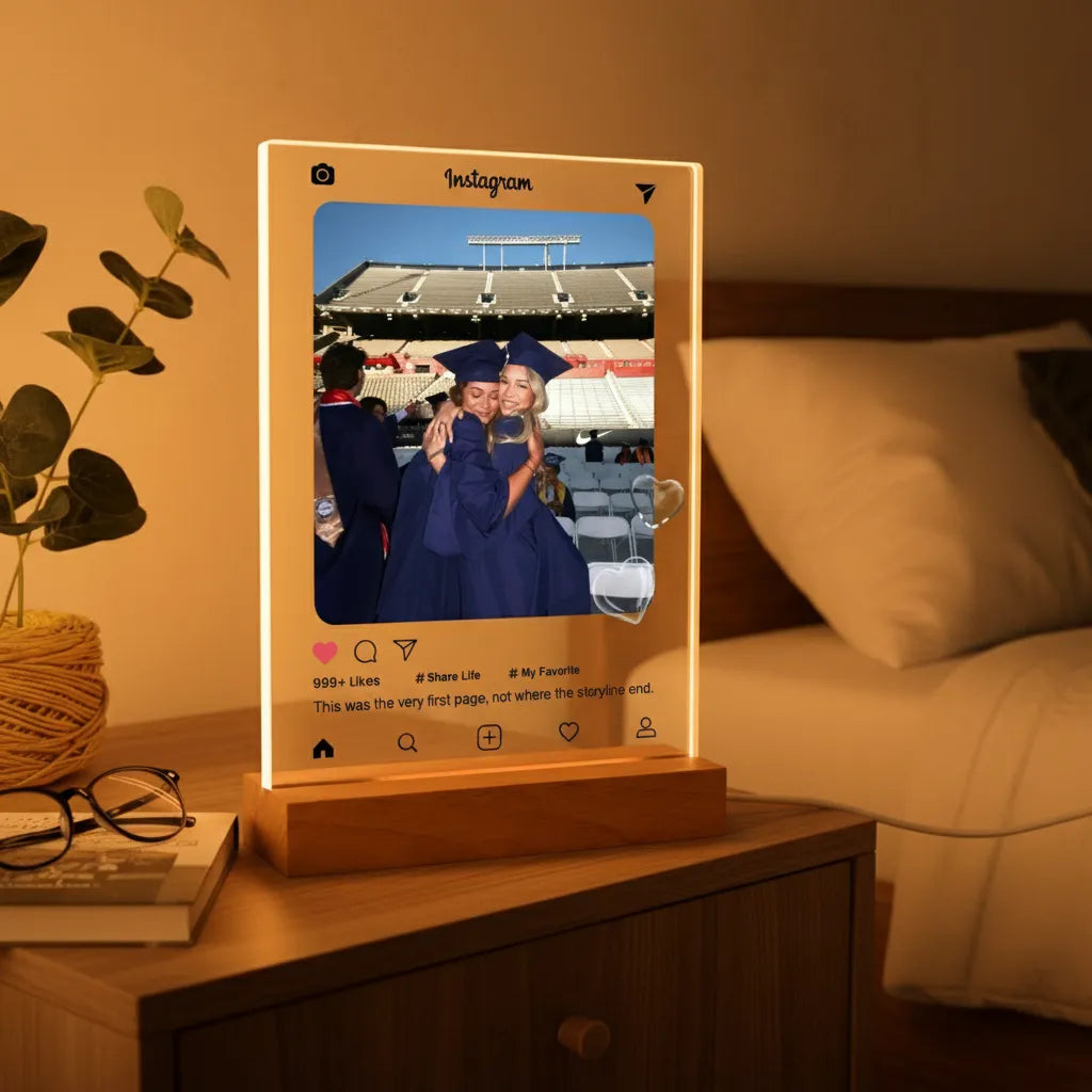 Personalized Photo Design, Custom Graduation Light, The Perfect Gift For Graduates