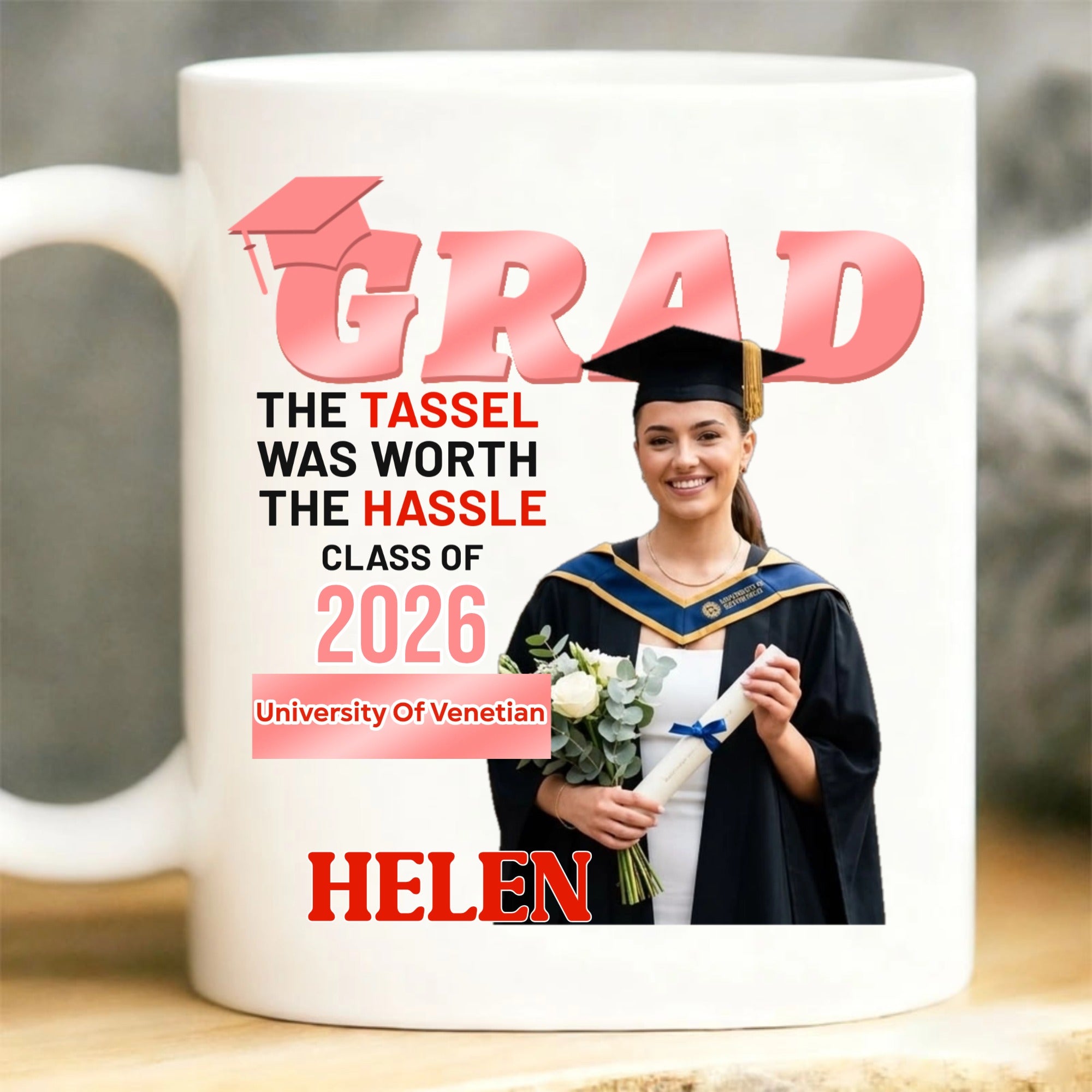 Custom Photo Magazine Mug - Personalized Graduation Gifts For Him, Her ...