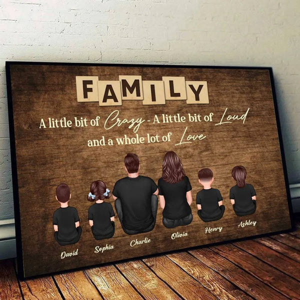 Brothers & Sisters Forever Personalized Poster or Canvas Perfect Gift for Siblings, Memorial Keepsake