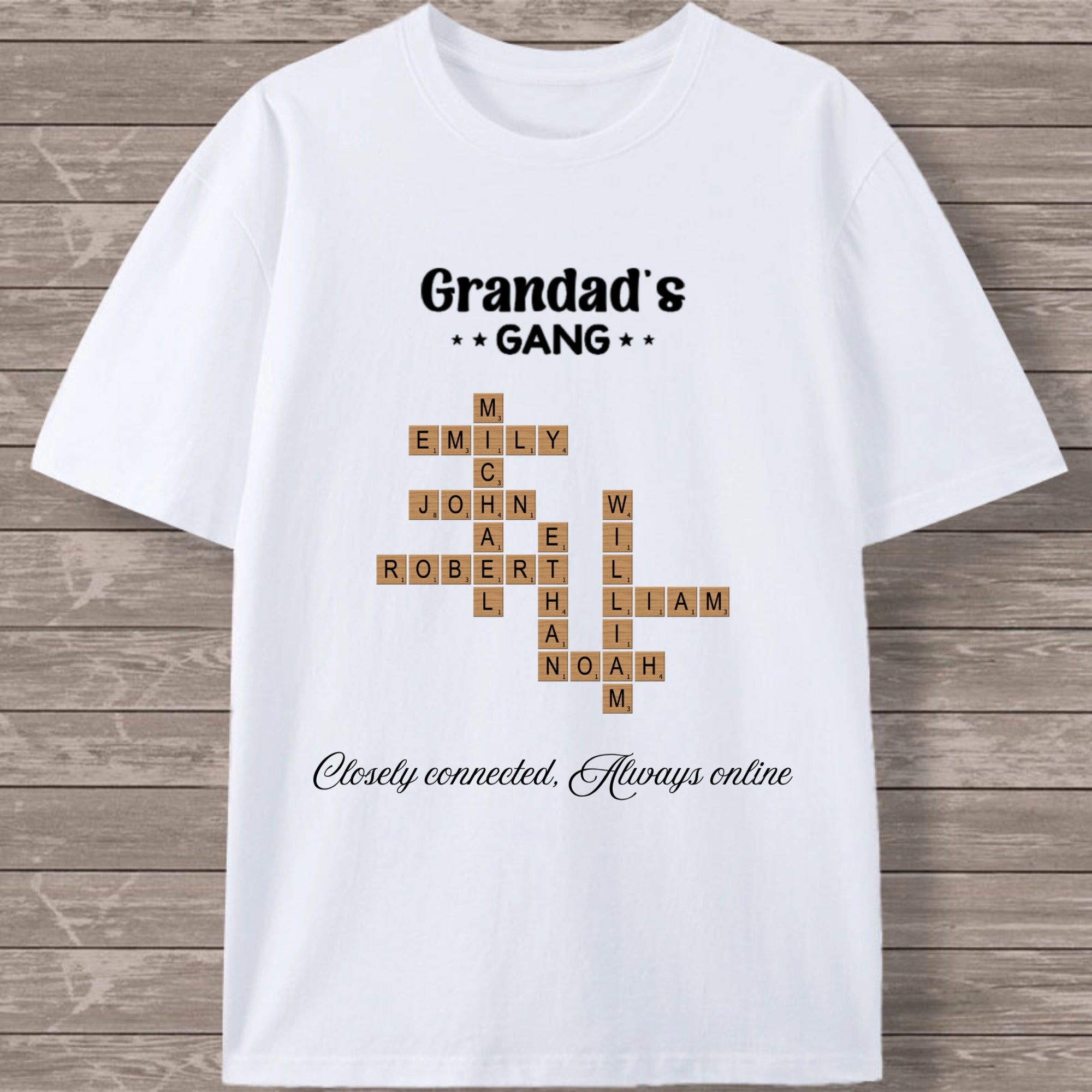 Personalized Custom "Dad's Gang" Shirts Are The Most Special Gifts To Give To Dads, Grandfathers And Family Members On Father's Day