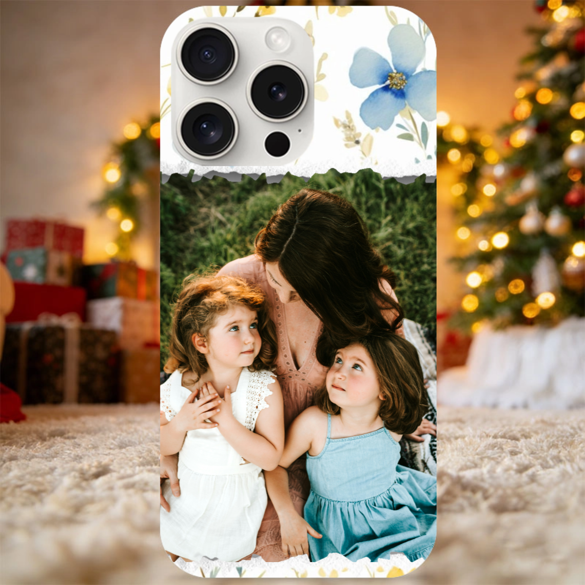 Personalized Upload Any Picture Phone Case, Gift for Couples, Families, Kids, Perfect for Christmas, Anniversaries, Holiday Gifting