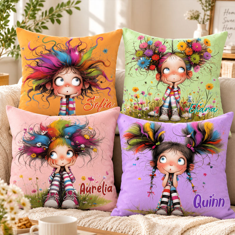Personalized Custom Throw Pillow – Customizable Name Cushion, Heartfelt Gift for Girls & Women for Birthdays & Milestone Celebrations