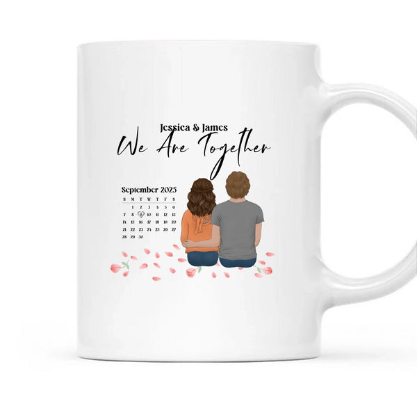 We are Together Personalized Mug Gift for Couples