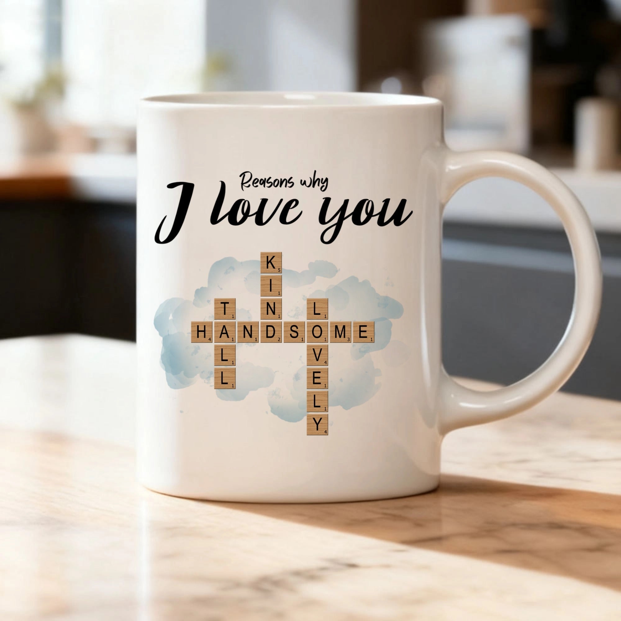 Reasons Why I Love You Personalized Mug,Unique Gift for Lovers, Perfect for Anniversary, Valentine's Day