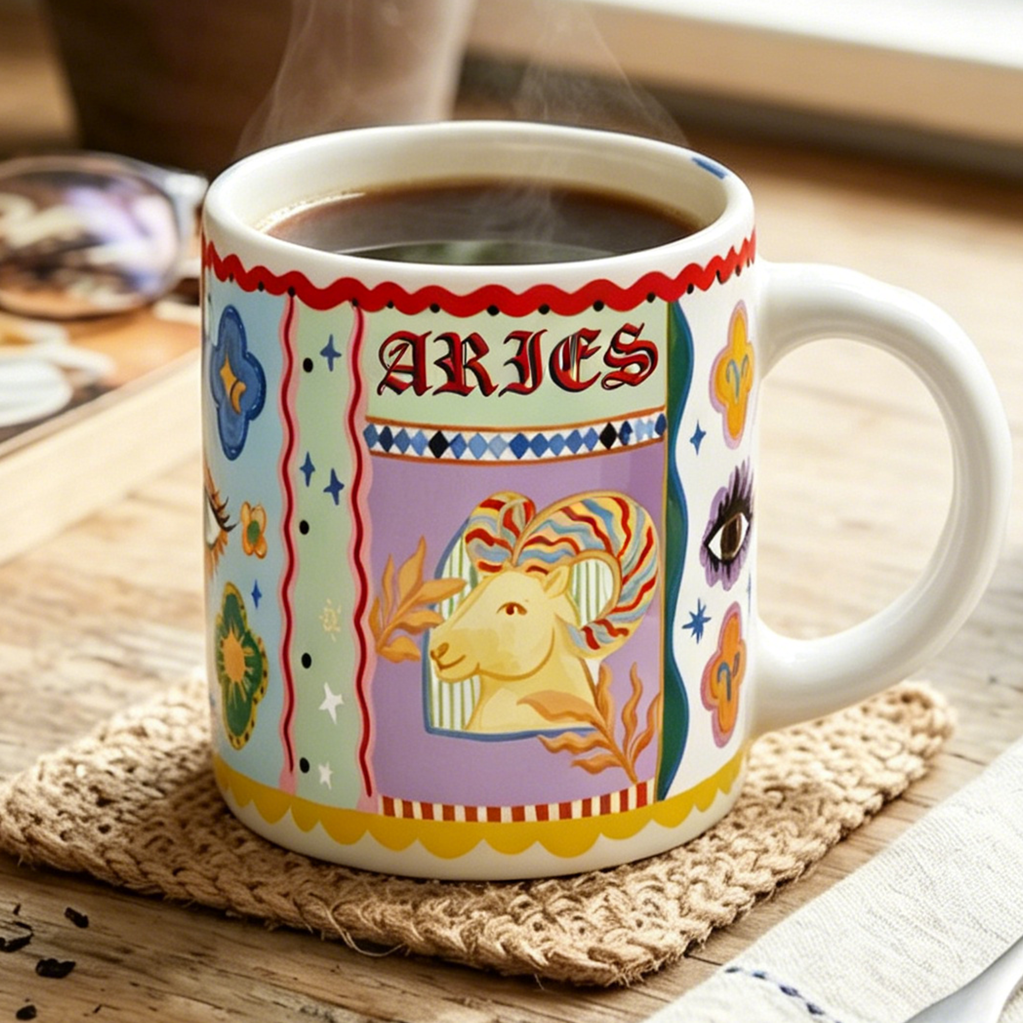 Personalized Hand-Painted Style Mug Design, Customizable Text Cup, The Perfect Artistic Gift For Your Favorite Family Or Friends