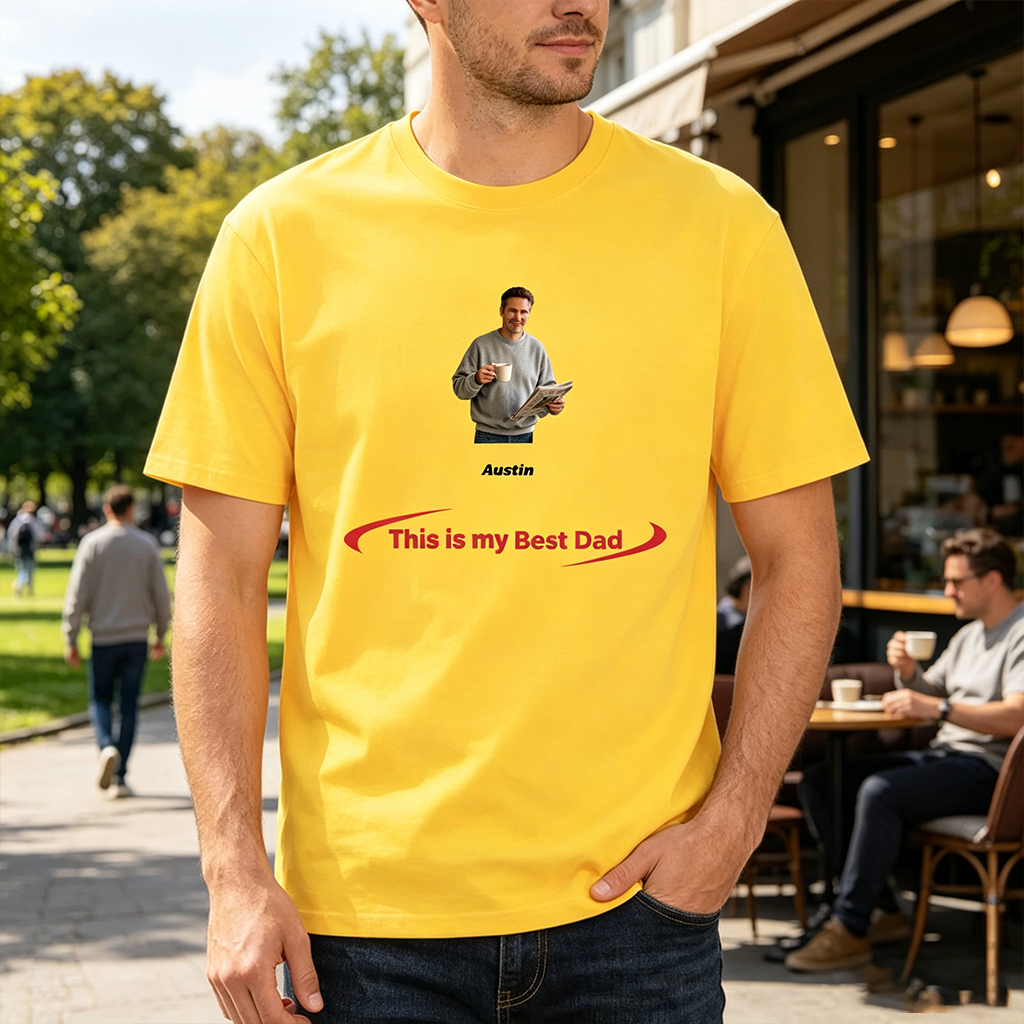 Personalized Photo T-Shirt Design, Custom Portrait T-Shirt, The Perfect Gift For Friends, Family, Partners And More