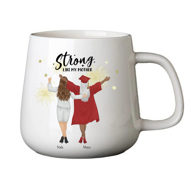 Personalized Like Mother, Like Daughter Mug, Mother&Daughter Graduation Mug
