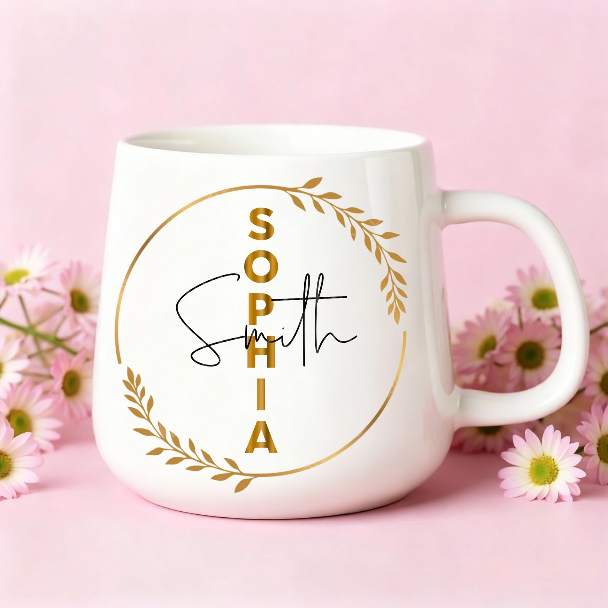 Personalized Custom First & Last Name Mug Perfect Gift for Self or Loved Ones