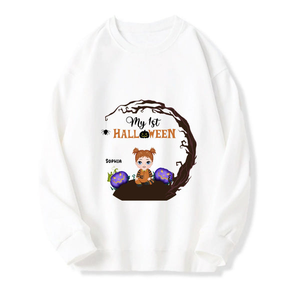 Little Monster Halloween Personalized Sweatshirt Gift