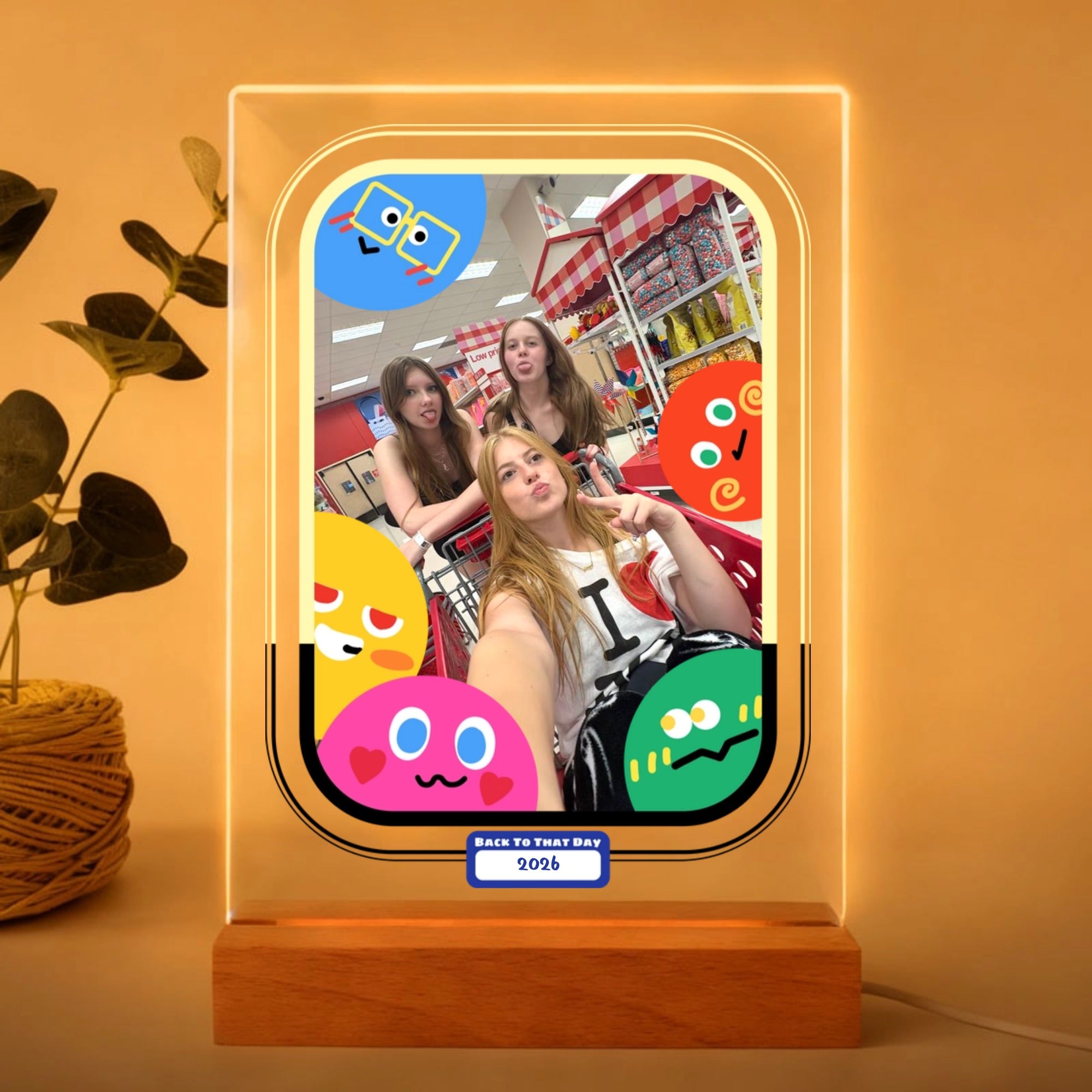 Personalized Back-To-That-Day Night Light, A Customized Sentimental Item, The Great Gift For Any Occasion