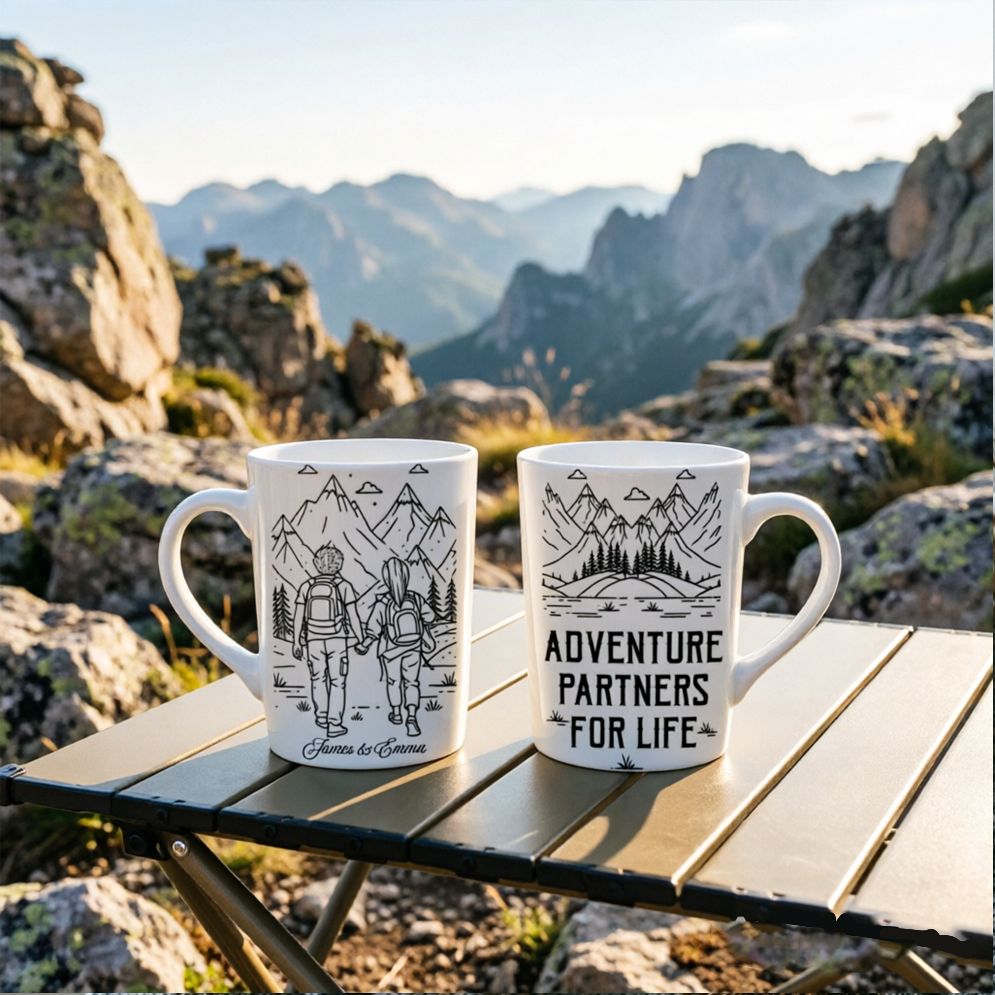 Personalized Custom Mug, Allowing Customization Of The Partner's Hair And Name. The Most Special Gift For Your Partner