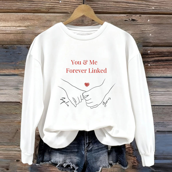 Linked Together Personalized Sweatshirt