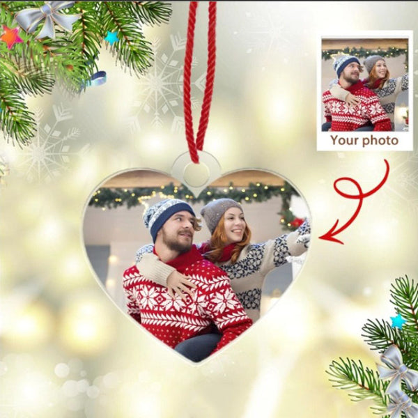 Creative Customized Acrylic Christmas Gift Personalized Ornaments Decoration Gift for Couples, Family, Sibblings and More