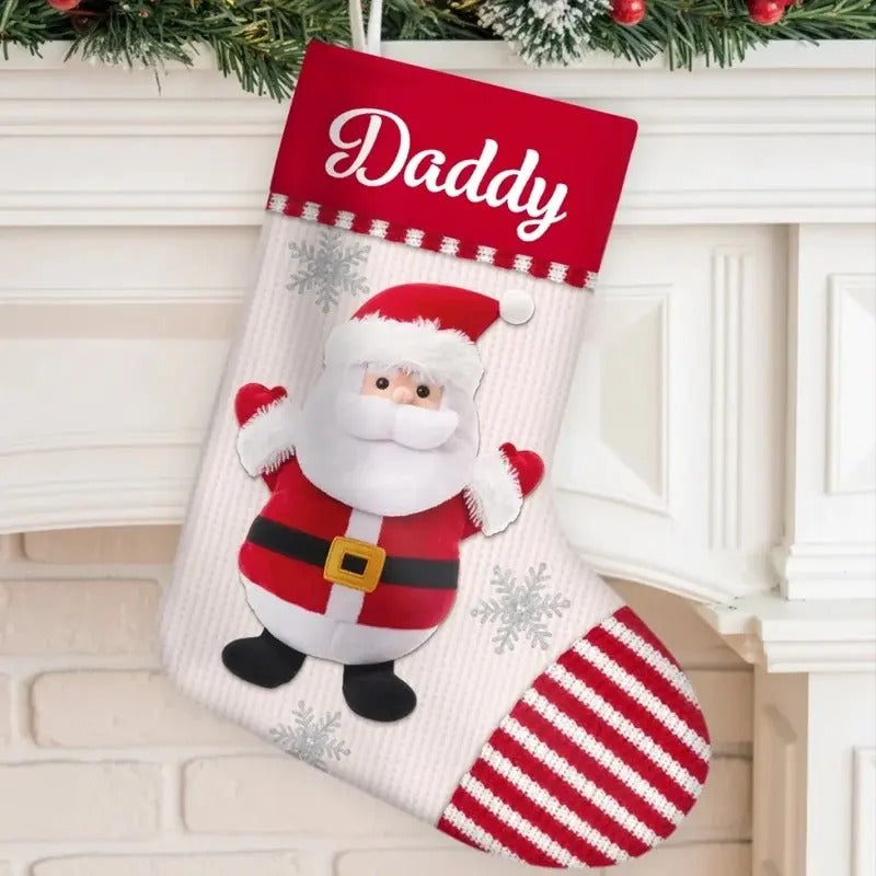 Custom Christmas Stocking - Personalized Christmas Birthday Gifts For Mom, Dad, Brother, Sister, Kids - Meet The Festive Five