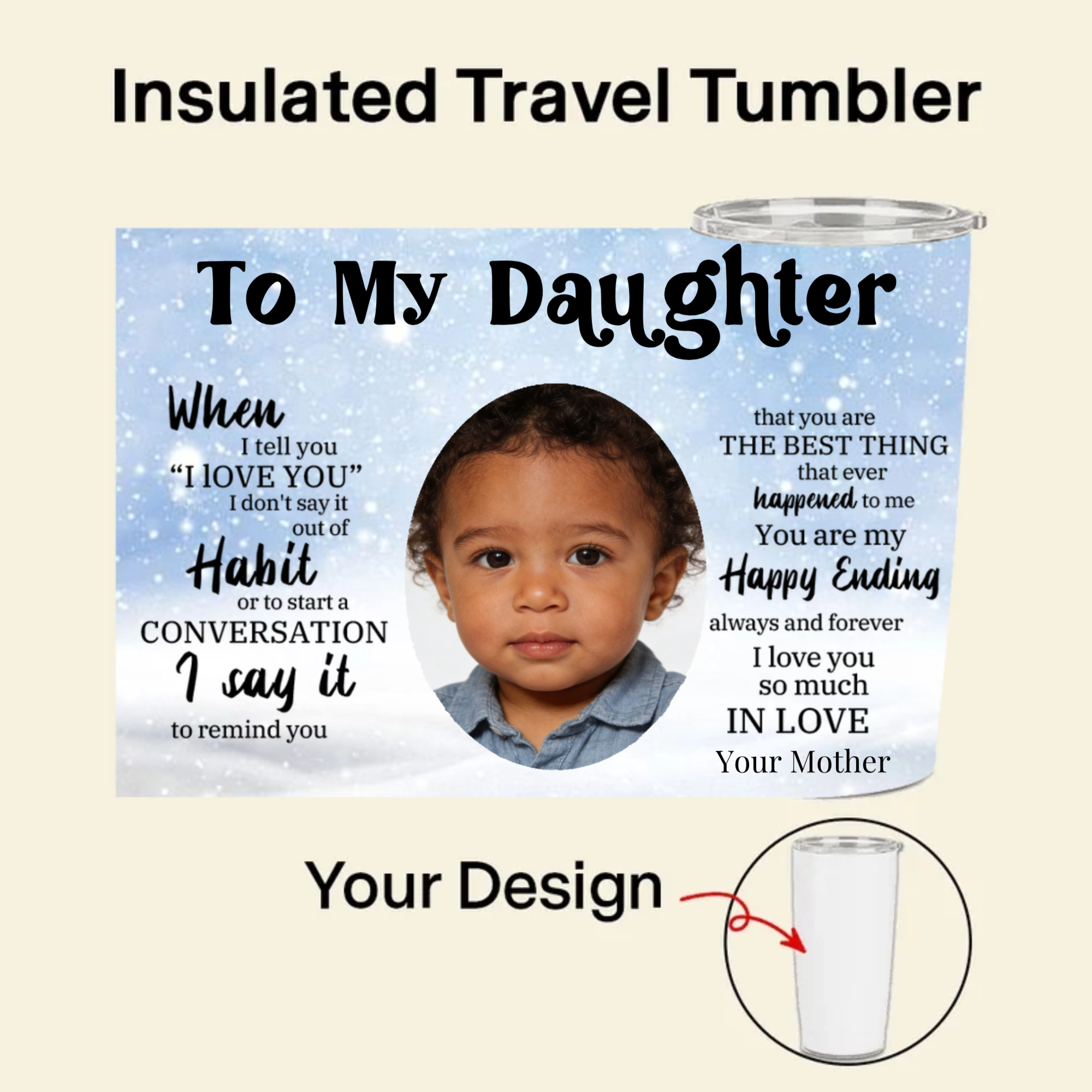 A Deep Love Confession Tumbler, Gift for Anyone You Love, Perfect for Mother’s Day, Father’s Day, Birthday, Special Occasion