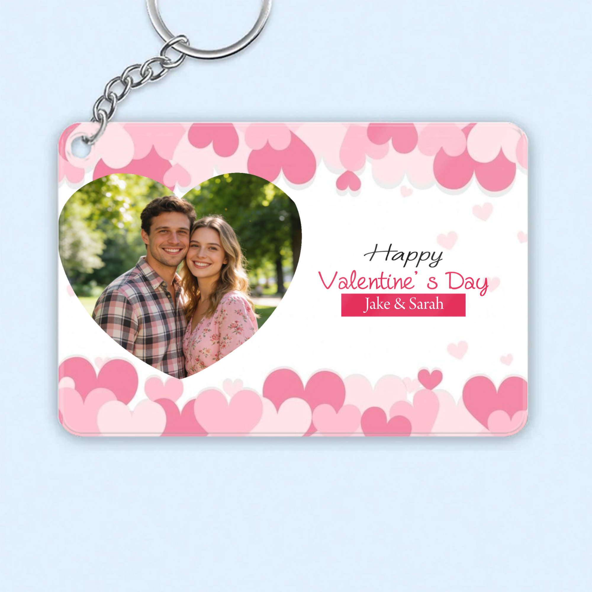 Valentine's Day Couple Keychain, Valentine's Day Gift for Couples, Perfect for Valentine's Day, Anniversary, Wedding
